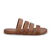 A women's Bed Stu Henna sandal with studded straps.