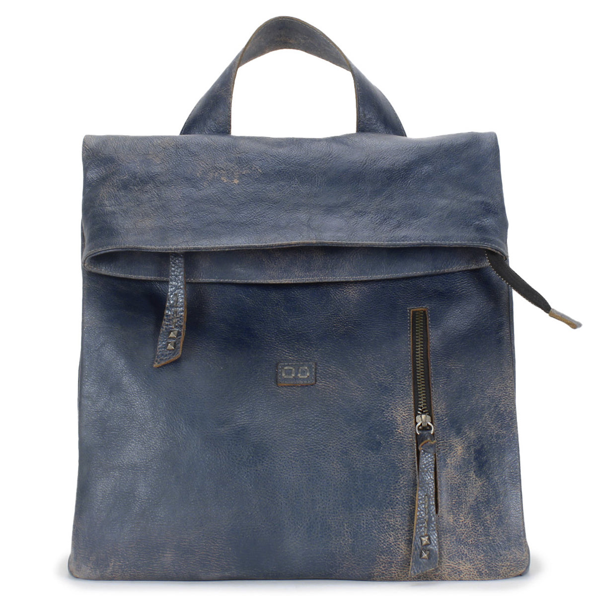A blue Howie backpack by Bed Stu.