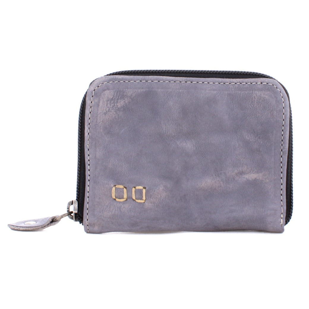 A Ozzie leather wallet with the letter d on it from Bed Stu.